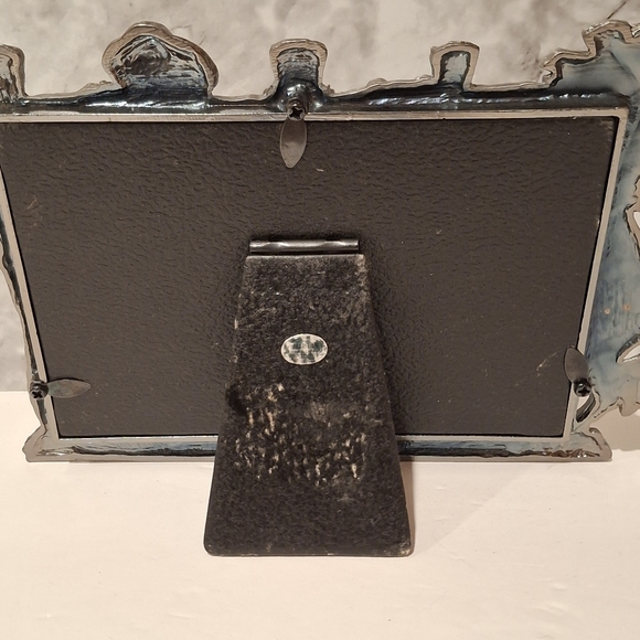 "Pewter" Metal 6 X 4 Picture Frame With Glass Horse Riding Western Cowboy Decor - Picture 9 of 10